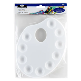 Royal & Langnickel Oval 10-Well Paint Palette