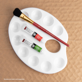 Royal & Langnickel Oval 10-Well Paint Palette