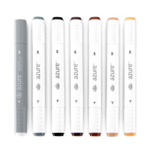 Royal & Langnickel Azure Artist Markers Rustic Colour Set 7pc - Image 3
